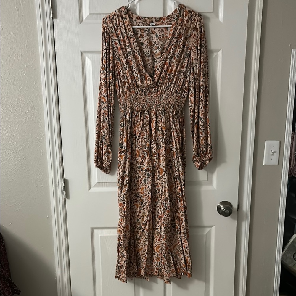 Floral Long Sleeve Dress